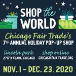 We loooooved working on this new style for the @chifairtrade 2020 Pop-Up Shop! This year is extra-special because you can (safely!) shop in person in Lincoln Park, shop online, or even make an appointment with a virtual shopping assistant. Our goal was to make the design as bright, cheery, and marvelous as the pop-up shop itself, because let's face it, we could all use a little more joy.